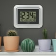 thumbnail image 6 of La Crosse Technology Digital Atomic Wall/Table Clock with Temperature, 513-1918S-INT, 6 of 7