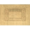thumbnail image 1 of Ahgly Company Indoor Rectangle Abstract Brown Contemporary Area Rugs, 5' x 7', 1 of 4