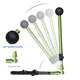 thumbnail image 3 of Ejercitador de Swing de Golf, Ayuda Ajustable para el Entrenamiento de Golf para Mejorar la Rotación del Antebrazo y la Articulación del Hombro, Color Negro, 3 of 5