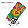 thumbnail image 2 of Compatible with iPhone 11 12 13 mini 14 15 16 Pro Max Plus Wallet Case with Card Holder, PU Leather Kickstand Card Slots Case ( Colorful Mushroom, iPhone 15), 2 of 7
