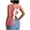 Hot Pink, variant on Sleeveless Blouse for Women with Back Bow Detail, Loose Fit Casual T-Shirt, Round Neck Elastic Top for Daily Wear