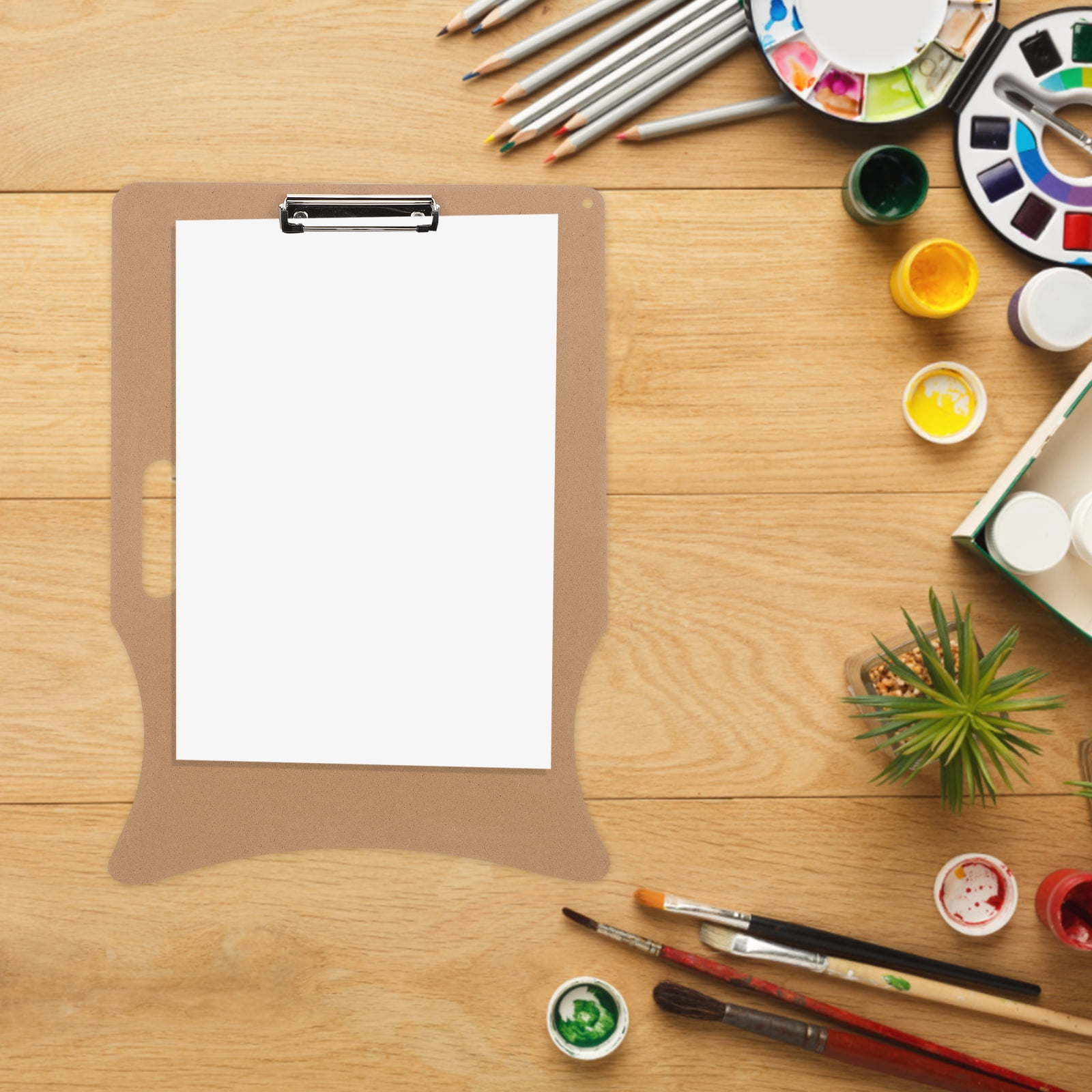 HOMEMAXS Artist Wooden Drawing Board Portable Painting Board Art Clipboard (6K)