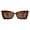 Tortoise (Brown), variant on Women's Sunglasses Oversized Wide Rectangular Butterfly Fashion UV400 Tortoise