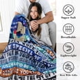 thumbnail image 5 of Gifts for Wife, to My Wife Blanket 50" x 60", Romantic Gifts for Wife, Gift for Wife from Husband, Soft Throw Blanket for Wife Birthday Wedding Valentine''s Mother''s Day Christmas, 5 of 6
