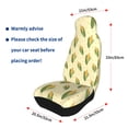 thumbnail image 6 of Haiem Yellow Corn Printed Car Seat Covers Set of 2, Universal Fit Car Seat Covers,Protective Seat Covers,Comfortable Car Seat Covers, Easy Installation Seat Covers, 6 of 9