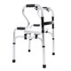 thumbnail image 1 of Andador Plegable Con Asiento, Aleación De Aluminio, Antideslizante, PVC, Brazos Suaves, Altura Ajustable, Andador Para Personas Mayores, Capacidad De Peso De 396,8 Lb Para, 1 of 7
