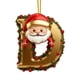 thumbnail image 3 of Adornos de letras para árbol de Navidad | Colgantes con letras del alfabeto para la decoración navideña del hogar | Decoraciones navideñas colgantes personalizadas para hacer tú mismo, 3 of 3