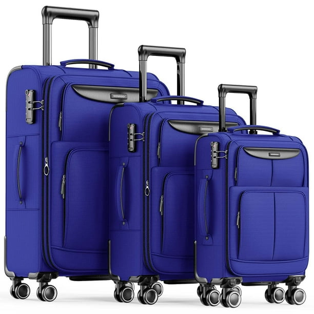 Lucas Designer Luggage Collection – Bolsa Expandible De Lado