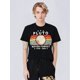 thumbnail image 1 of Camiseta con estampado de letras vintage para hombre: elegante y cómoda camiseta de manga corta con cuello redondo para verano al aire libre. Ligera, transpirable y con un diseño moderno para adultos,, 1 of 7