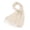 Beige, variant on Women's Solid Fringed Long Warm Scarf with Soft Texture for Fall Winter Daily