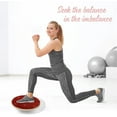 thumbnail image 4 of Yes4All Wooden Wobble Balance Board - 16 in Surface, for Exercise Balance Trainer - Cranberry, 4 of 8
