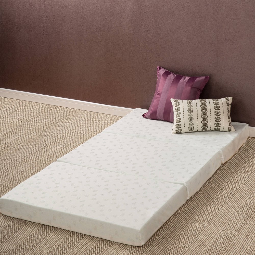 Spa Sensations by Zinus Memory Foam 4" TriFold Comfort Mat