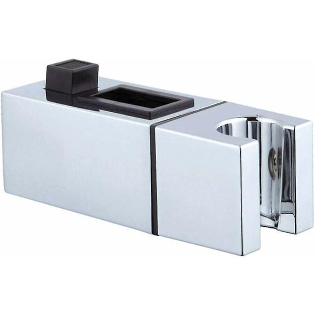 Soporte de ducha ABS ajustable reemplazo mano cromado soporte deslizante para baño cuadrado 30X15mm