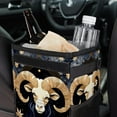 thumbnail image 6 of Aries Constellation Foldable Car Trash Can with Lid, Leak-Proof Mini Trash Can, Car Trash Bin, Trash Can for Car with Hanging Storage Bag, 6 of 6