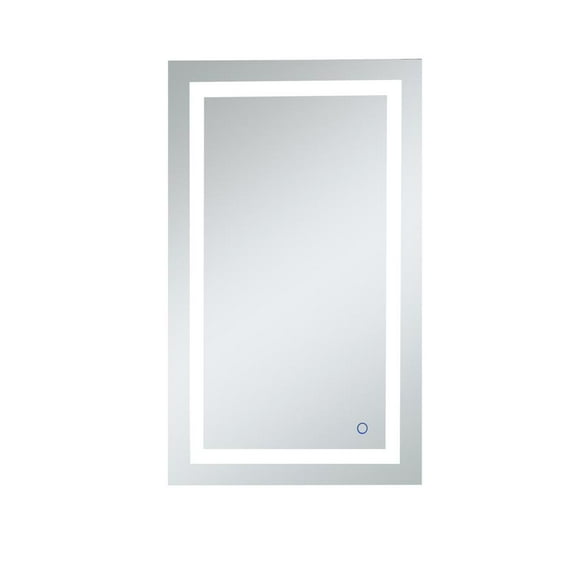 Helios 24in x 40in Hardwired LED mirror with touch sensor and color changing temperature 3000K/4200K/6400K