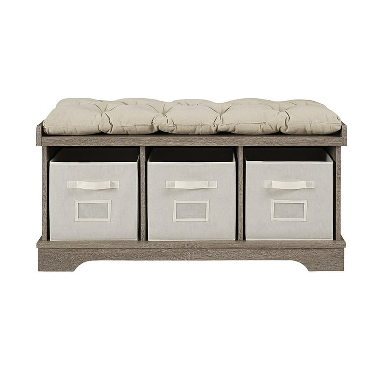 Bucyrus Upholstered Cubby Storage Bench Overall Product Weight