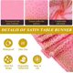 thumbnail image 3 of 8 Pack Plastic Table Cloth for Parties Disposable,8ft Pink and Gold Dot Tablecloth for Rectangle Tables,Table Cover for Picnic,Birthday, Graduation, T, 3 of 4