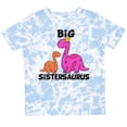 thumbnail image 3 of Inktastic Big Sistersaurus with Cute Sibling Dinosaurs Girls Toddler T-Shirt, 3 of 5