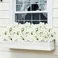 thumbnail image 2 of SLYNSHome Artificial Flowers Bundles for Outdoor,White No Fade Fake Flowers Faux Plants for Indoor Outside Garden Porch Window Box Home Wedding Decor, 2 of 6