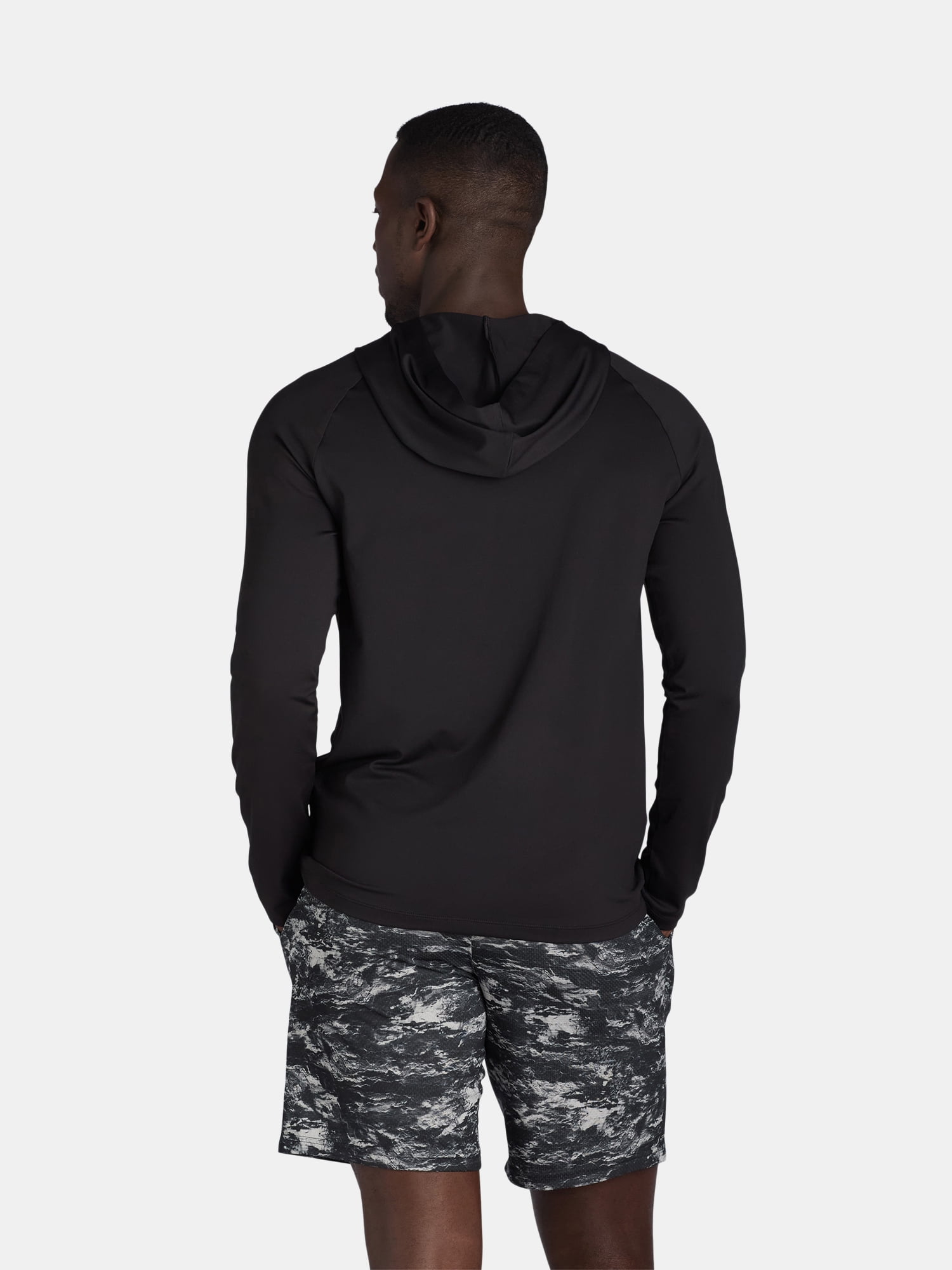 George Men's & Big Men's Hooded Long Sleeve Sun Shirt with George Men's & Big Men's Hooded Long Sleeve Sun Shirt with