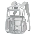 thumbnail image 2 of PRIYAL Cusangel Heavy-Duty Transparent Backpack, TPU Large Capacity Clear Backpack, Essential for Sports Events, Home & Travel, Black Transparent Backpack Women's Shoulder Bag, 2 of 13
