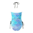 thumbnail image 4 of DGMIOCS Two Piece Bathing Suit Tankini Set Blue XXL, 4 of 5