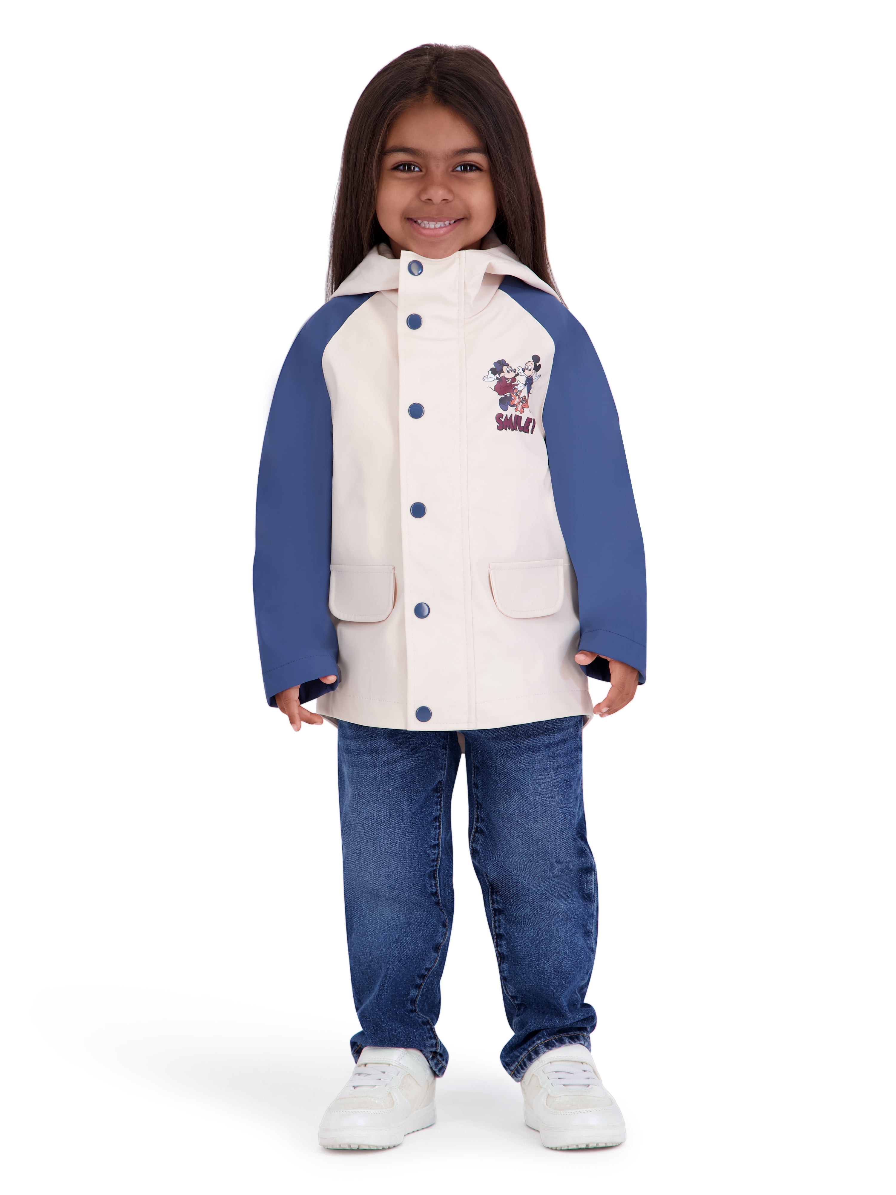 Mickey and Friends Toddler Girl Raincoat, Sizes 12 Months-5T