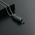 thumbnail image 7 of Rose Flower Urn Necklace Hollow Cylinder Cremation Keepsake Urn Pendant Memorial Lockets for Ashes for Women Men, 7 of 7
