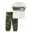 thumbnail image 1 of Set 2 Piezas Con Pants Carter's Niños 3-6M Estampado camuflajeado Blanco, 1 of 4