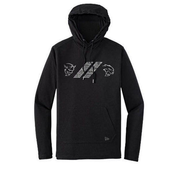 New Era Black Dodge Hellcat Demon Tri Blend Hoodie Official Authentic Licensed Fca Branded Merchandise Large L Walmart Com Walmart Com