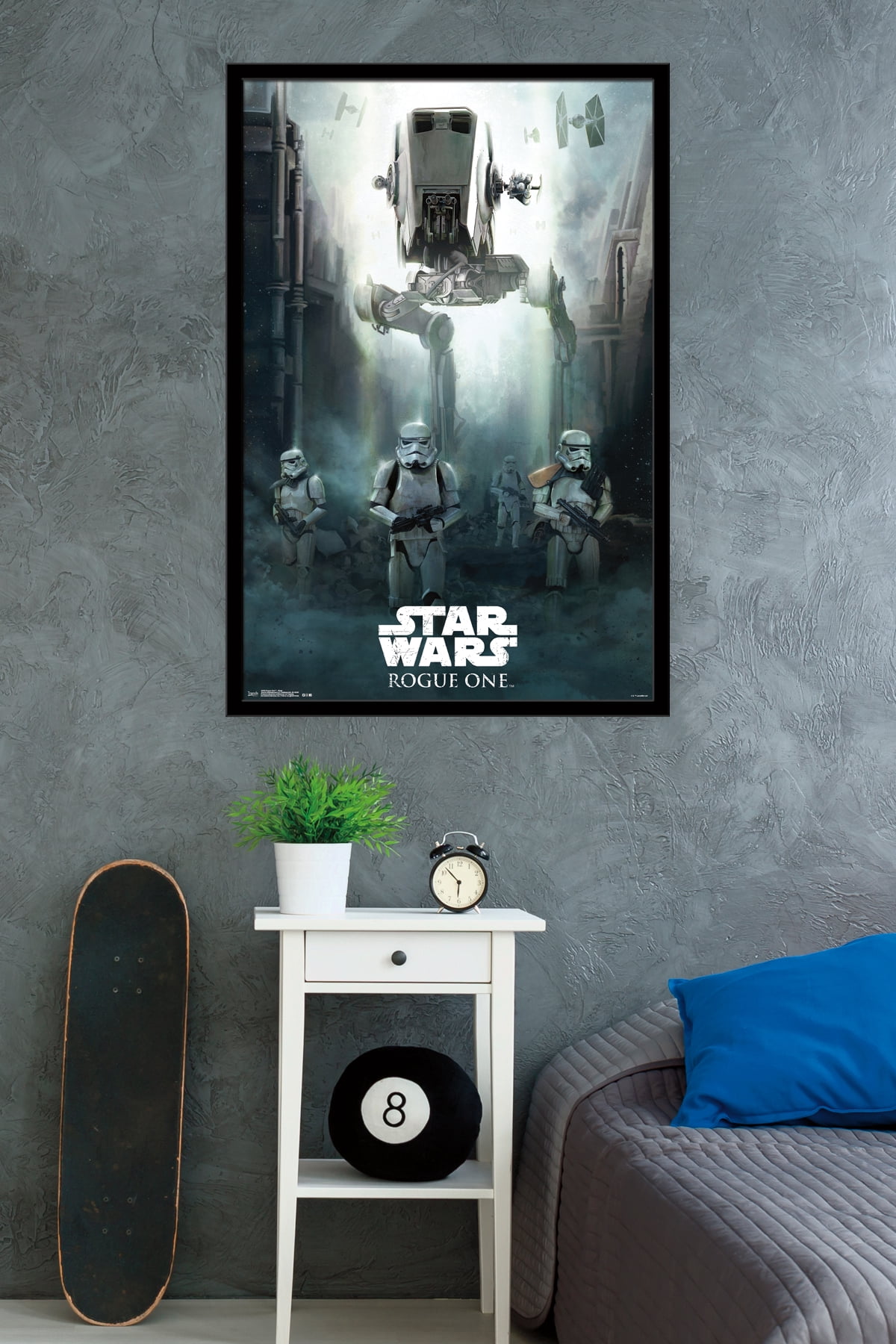 Star Wars: Rogue One - Siege Wall Poster, 22.375" x 34", Framed