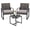 Grey, variant on Bezseller 3-Piece Patio Furniture Set for 2, Small Balcony Outdoor Bistro Set with Cushioned Chairs & Coffee Table, Easy Assembly, Weather-Resistant for Apartment, Porch, Backyard