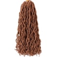 thumbnail image 1 of TFixol Gypsy Locs Synthetic Wig, 18-Inch Medium-Length, 24 Strands, Lightweight 100g, Color #30, Easy to Style & Install for Cosplay or Daily Wear, 1 of 2