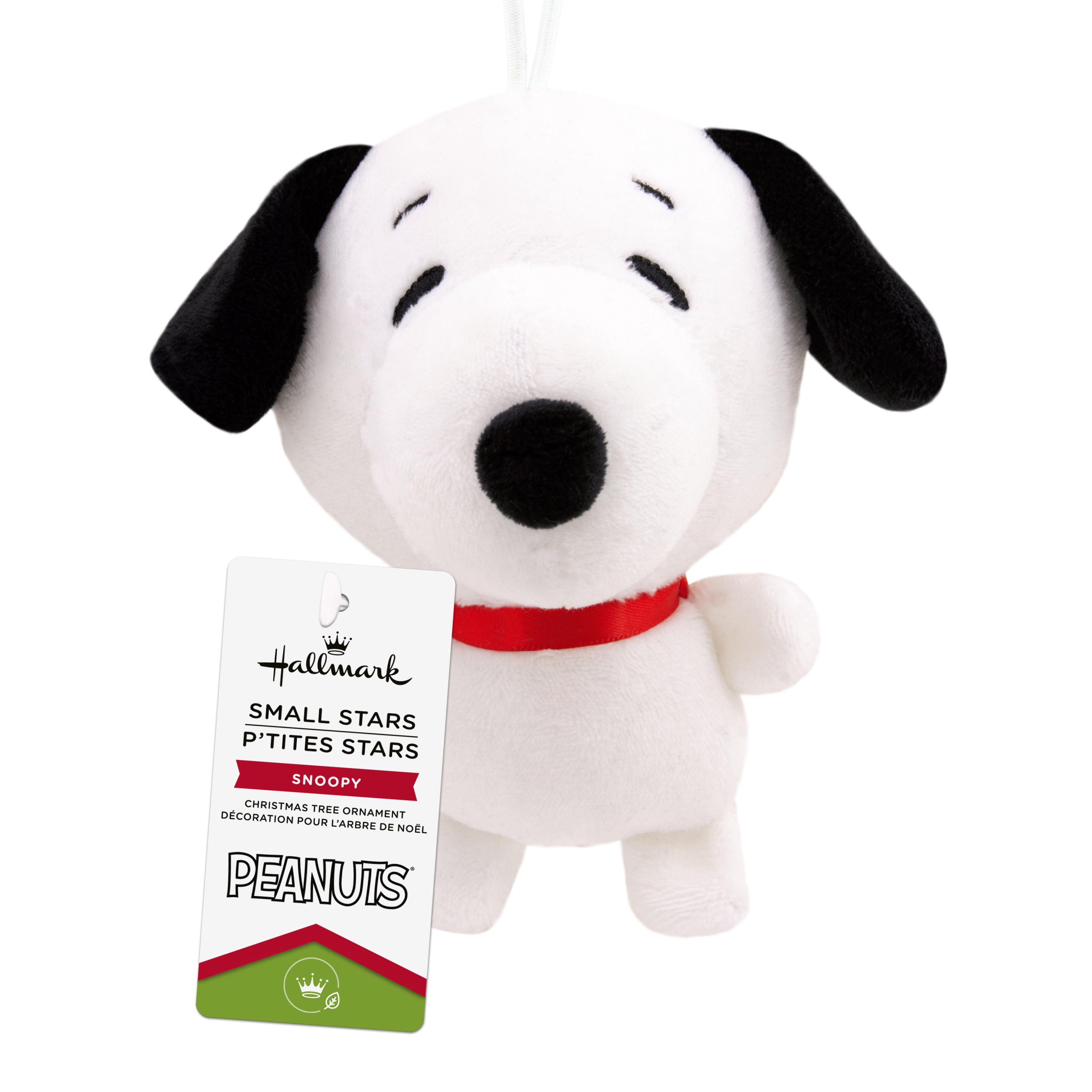 Hallmark Christmas Ornament (Peanuts Snoopy, Plush Fabric), 1 Count