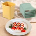 thumbnail image 4 of 2Pcs Strawberry Slicer - Cup Slicer - Cup Fruit Slicer - VOGDORA Cup Slicer Handheld - 2024 New Mini Fruit Slicer Cup - Stainless Steel Kitchen Essentials, Green, 4 of 7