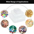 thumbnail image 2 of 18Pcs Mixed Sizes Rectangular Empty Mini Organizer Storage Containers Box, Clear Plastic Beads Storage Containers Box with Hinged lid for Pills Earplugs Tiny Jewelry Findings Small Items Craft, 2 of 10