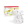 thumbnail image 3 of PINGÜE® DIY Doodle | Botarga Pullover Dinosaurio 37x82x79, Dinosaurio Armable para Niños, Apto para Pintar, Incluye 6 Marcadores de Colores, Uso Interior y Exterior, Amigable al Medio Ambiente, 3 of 6