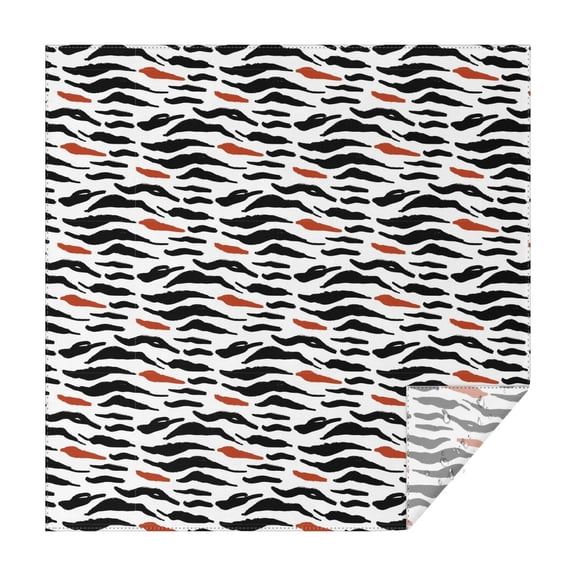 Leopard Print Square Tablecloth 42x42in(107x107cm) – Waterproof Polyester Printed Table Cover, Wrinkle Resistant & Washable for Kitchen Dining Picnic Party Decor