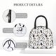 thumbnail image 4 of Balery whiter cute penguin Bolsa de Almuerzo para Mujeres, Caja de Almuerzo, Bolsa de Almuerzo Pequeña Impermeable, Tote de Almuerzo Reutilizable con Gran Capacidad, 4 of 6
