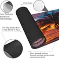 thumbnail image 3 of Beach Palm Tree Hawaii Tropical Summer Seaside Large Mouse Pad, Extended Big Keyboard Mouse Mat, Long Computer Gaming Mousepad for Home Office Work Desk Stitched Eges Non-Slip Base Mouse Pads Mat, 3 of 6