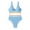 Sky Blue, variant on Bathing Suit Plus Size Bathing Suit Tops for Women Large Bust Two Piece Bathing Suits for Women Tropical Swimsuits for Women Skirt Swimsuits 2 Piece