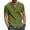 Armée Verte, variante sur UKAP T-Shirt pour Homme à Col Montant Hauts Manches Courtes Chemises Couleur Unie T-Shirt de Vacances Noir m