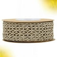 thumbnail image 5 of Metallic Mesh Ribbon for DIY Gift Wrapping & Decoration (Khaki, 5), 5 of 5