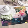 thumbnail image 6 of Dish Drying Mat, Whimsical Axolotl Fantasy Highly Absorbent Drying Matt Kitchen Counter, Dish Mat Drying Pad Dishes Drainer Mats for Kitchen Counter or Sink, 16 x 18 inch, 6 of 6