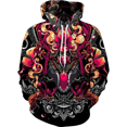 thumbnail image 3 of Nueva y deslumbrante sudadera con capucha de anime genial, sudadera de samurái japonesa en 3D, sudaderas con capucha negras de moda para hombres y mujeres, ropa de otoño e invierno, 3 of 5