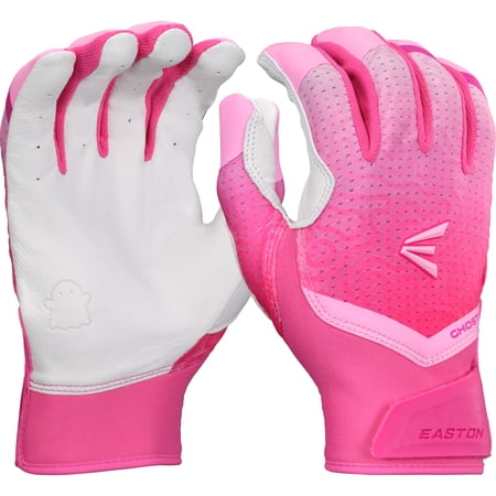 Easton Ghost Ethos Fastpitch Softball Batting Gloves | Strawberry Glow | Large