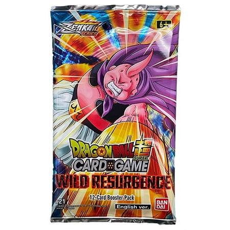 Bandai Dragon Ball Super Trading Cards - Zenkai Series Wild Resurgence B21 - PACK (12 Cards)