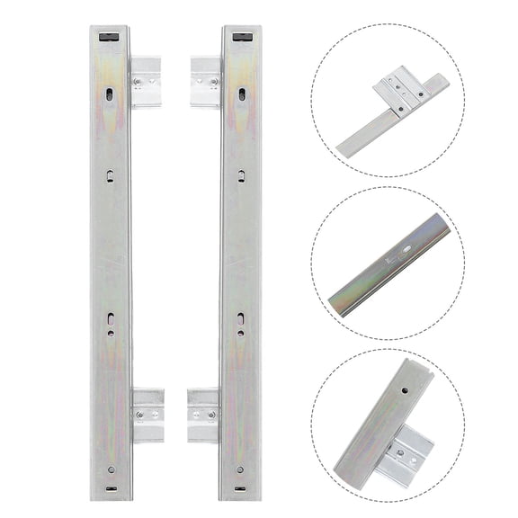 HEALEEP 1 Pair Cold-rolled Steel Keyboard Slider Under Desk for Computer Accessories