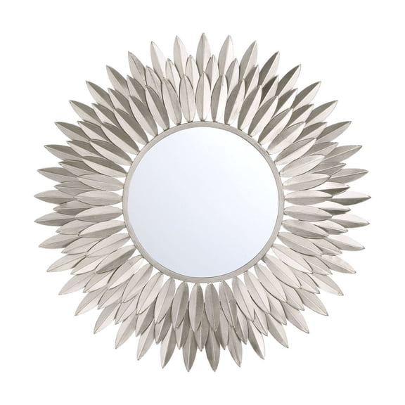 BRH-M524-SA Crystorama Lighting Broche - Mirror-24 Inch Tall and 24 Inch Wide-Antique Silver Finish