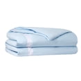 thumbnail image 5 of Puredown Lightweight Breathable Cooling White Down Comforter, Mesh Design Oversized Blanket, King, Blue, 5 of 5